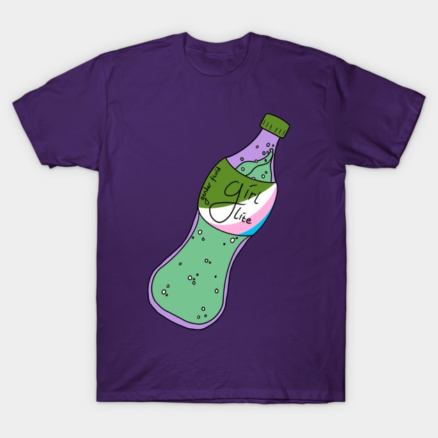 Girl lite bottle (genderqueer) T-Shirt by AlexTal